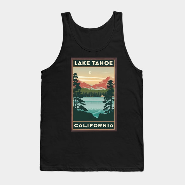 Lake Tahoe Colorblock Tank Top by rymeldy